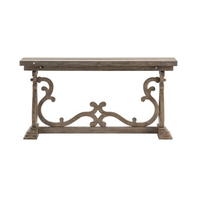 Crestview Collection Hawthorne Estate Flip Out Console Table, 60 in. x 16 in. x 30 in.