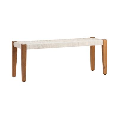 Crestview Collection Bengal Manor Jute Yarn Bench