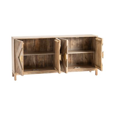 Image showing  4-Door Brookline Mango Sideboard, 34 in.