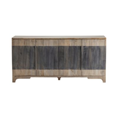 Crestview Collection 4-Door Bengal Manor 2-Tone Mango Wood Sideboard