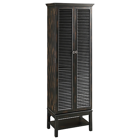 Crestview Collection Wilmington Louvered Door Tall Cabinet