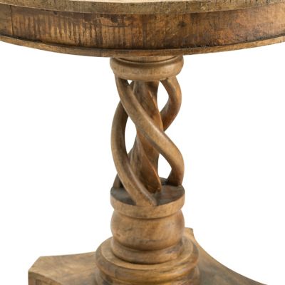 Image showing  Bengal Manor Mango Wood Twist Accent Table, 30 in.