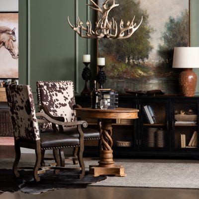 Image showing  Bengal Manor Mango Wood Twist Accent Table, 30 in.