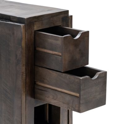 Image showing  Barnwell Dining Table, 60 in. x 27.5 in. x 30.25 in., Dark Brown