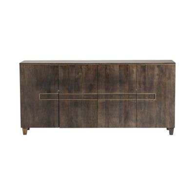 Crestview Collection Belle Meade Mango Wood Sideboard with 4 Doors