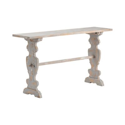 Crestview Collection Bengal Manor Carved Leg Console Table