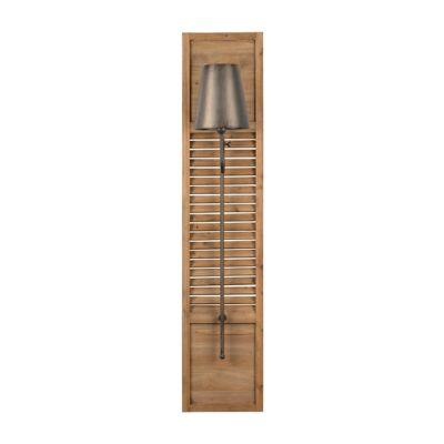 Crestview Collection 56 in. Shutter Wall Sconce, 12 in. x 12 in. x 56 in.