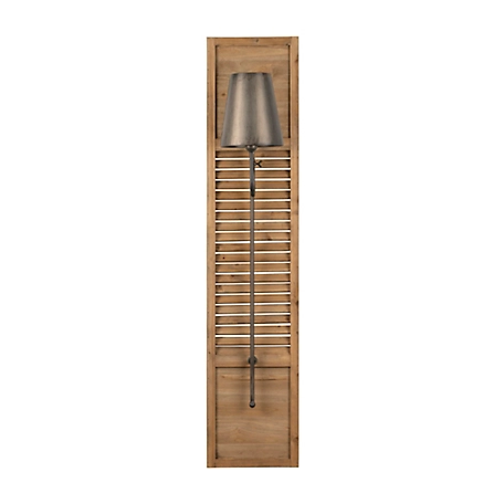 Crestview Collection 56 in. Shutter Wall Sconce, 12 in. x 12 in. x 56 in.