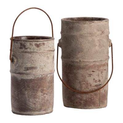 Image showing  Assorted Rustic Water Pails, 2 pc.