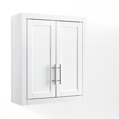 Image showing  18 in. x 26 in. MDF Savannah Mirrored Wall Cabinet, White