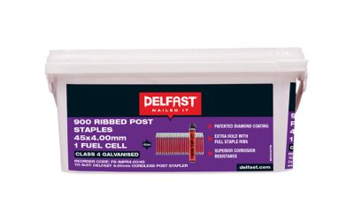 Delfast Fence Post Staple Gun Fuel and 1.75 in. Staples Kit, 900 ct.