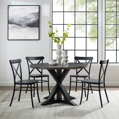 Crosley 5 pc. Hayden Round Dining Set with Camille Chairs