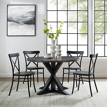 Crosley 5 pc. Hayden Round Dining Set with Camille Chairs