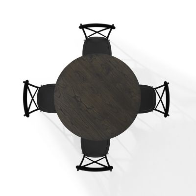 Image showing  5 pc. Hayden Round Dining Set with Camille Chairs