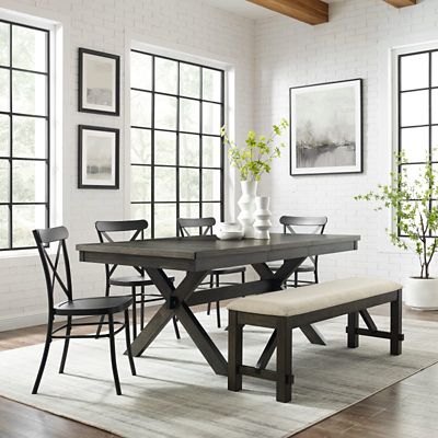 Crosley 6 pc. Hayden Dining Set with Camille Chairs