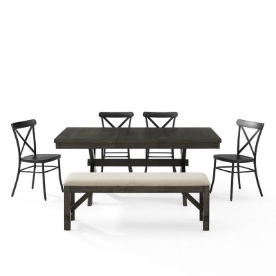 Image showing  6 pc. Hayden Dining Set with Camille Chairs
