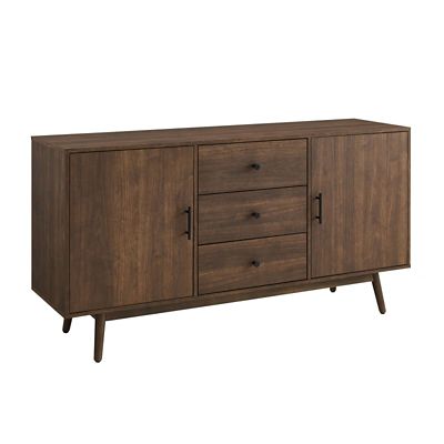 Image showing  58 in. x 30 in. x 15.75 in. 2-Cabinet Lucas Sideboard, Brown