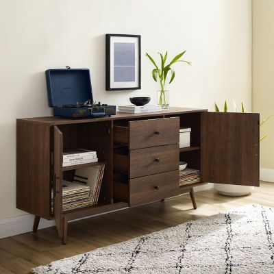 Image showing  58 in. x 30 in. x 15.75 in. 2-Cabinet Lucas Sideboard, Brown