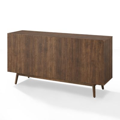Image showing 6 th Crosley 58 in. x 30 in. x 15.75 in. 2-Cabinet Lucas Sideboard, Brown