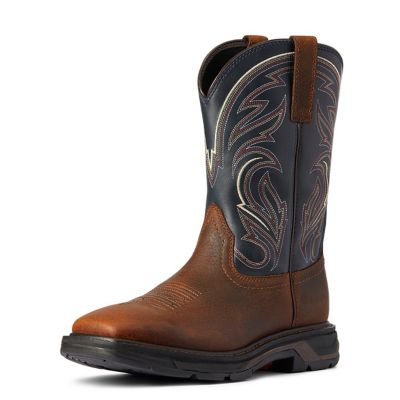 Image showing 0 th Ariat Men's Soft Toe WorkHog XT Cottonwood Work Boots