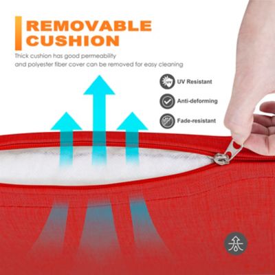 Image showing 9 th Nuu Garden 2 pc. Swivel Patio Dining Chair Set with Cushion