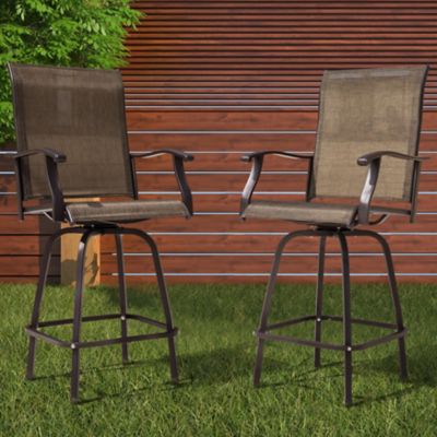 Image showing 7 th Nuu Garden 360 deg. Rotating Metal Chairs, 2 pk., DB136J