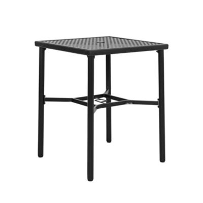 Image showing 8 th Nuu Garden 28 in. Square Bar Table with Umbrella Hole