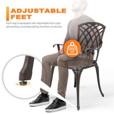 Image showing 5 th Nuu Garden 5 pc. Cast-Aluminum Patio Dining Set