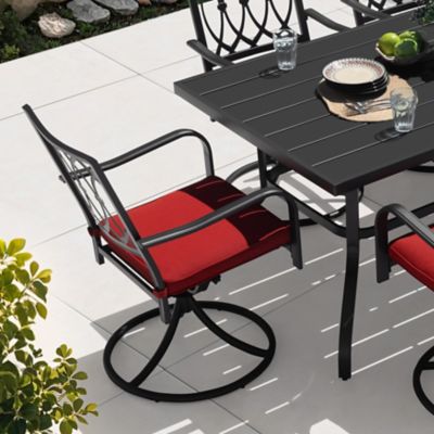 Image showing  7 pc. Iron Dining Set
