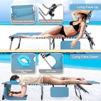 Image showing 7 th Nuu Garden 5 Position Adjustable Chaise Lounge Chair