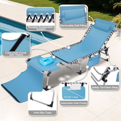 Image showing 8 th Nuu Garden 5 Position Adjustable Chaise Lounge Chair