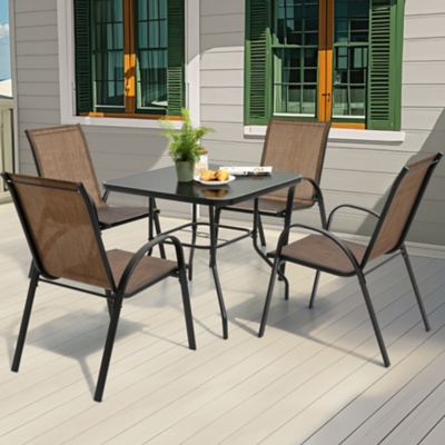 Image showing  5 pc. Outdoor Dining Set