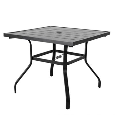 Nuu Garden 37 in. Outdoor Square Patio Dining Table for 4-6 People