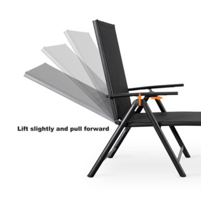 Image showing 6 th Nuu Garden Steel Chaise Lounge Chair