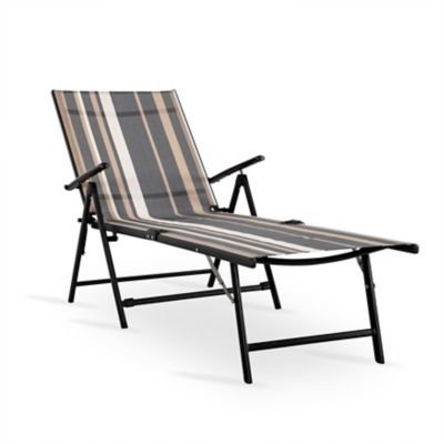 Image showing  Steel Chaise Lounge Chair