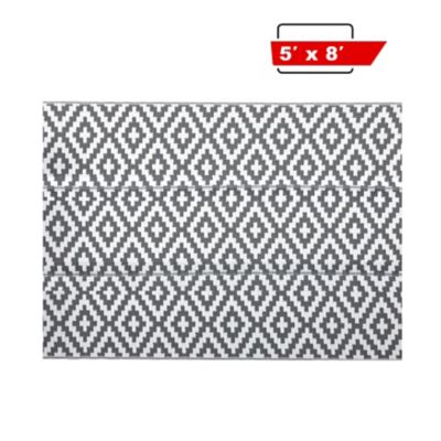 Image showing 6 th Nuu Garden Polypropylene Outdoor Rectangular Rug