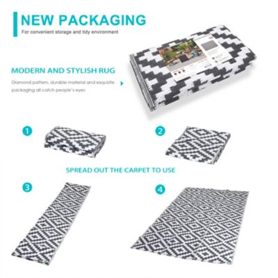 Image showing  Polypropylene Outdoor Rectangular Rug