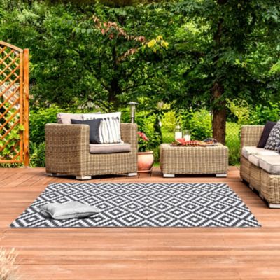 Image showing 8 th Nuu Garden Polypropylene Outdoor Rectangular Rug