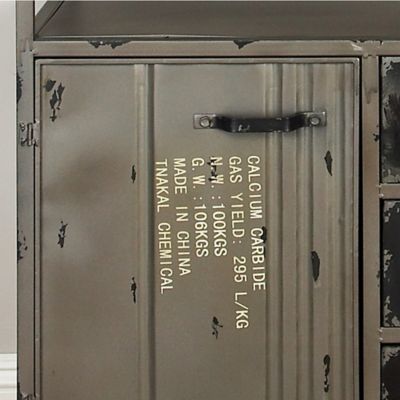 Image showing  3-Drawer Iron Industrial Cabinet, 15 in.