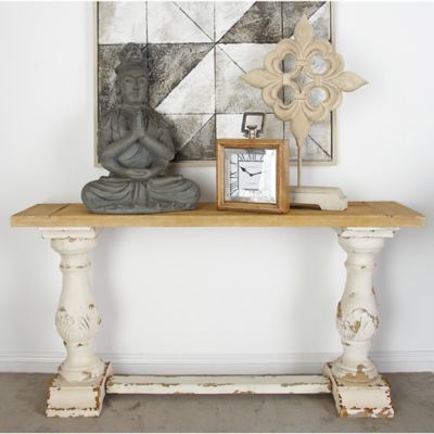 Harper & Willow Vintage Wood Console Table