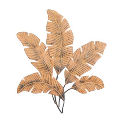 Image showing 2 th Harper & Willow Brown Metal Rustic Wall Decor, 35 in. x 34 in.