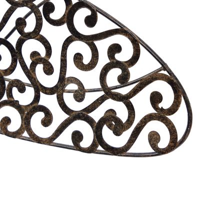 Image showing  Brown Metal Dragonfly Indoor Outdoor Wall Decor, 40 in. x 27 in.