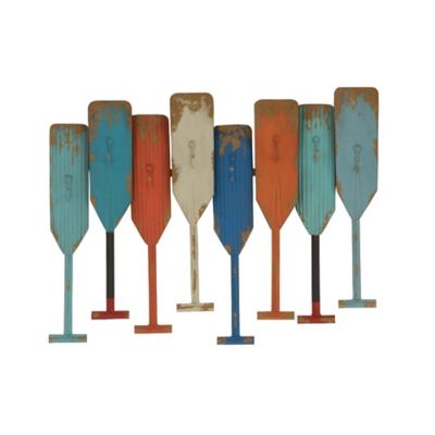 Image showing  Iron Coastal Wall Hook Rack, 20 in. x 26 in. x 1 in., Multicolor