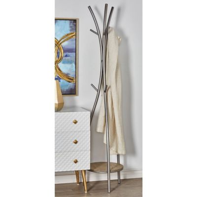 Harper & Willow 4-Hook Metal Modern Coat Rack