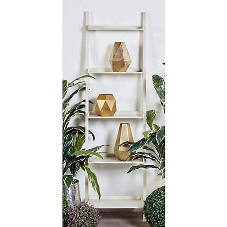 Harper & Willow 5-Tier Wood Traditional Shelving Unit