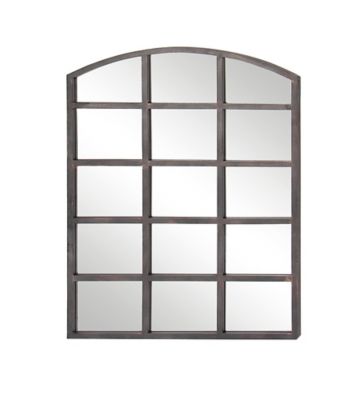 Image showing  Clear Industrial Metal Wall Mirror, 40 in. x 30 in.