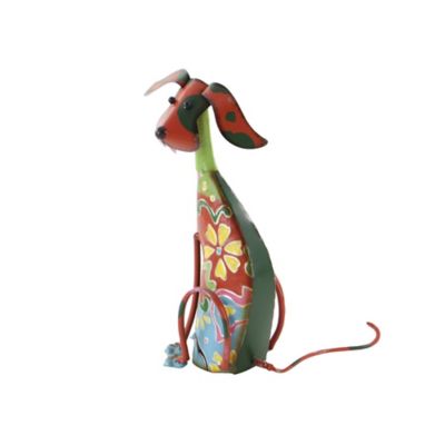 Image showing  Iron Eclectic Dogs Garden Sculpture, 17 in. x 12 in. x 6 in.