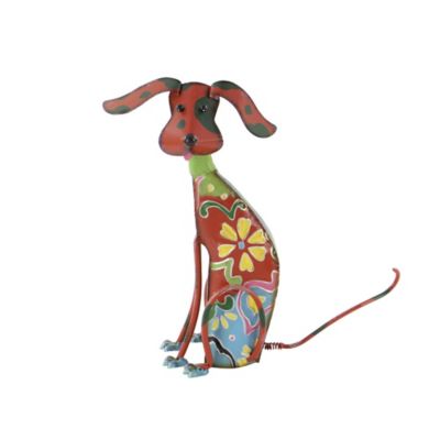 Image showing  Iron Eclectic Dogs Garden Sculpture, 17 in. x 12 in. x 6 in.