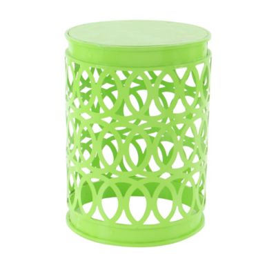 Image showing  Multicolor Metal Coastal Accent Tables, 3-Pack