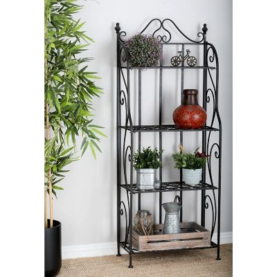 Harper & Willow Iron Traditional Baker's Rack